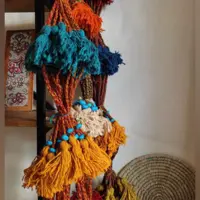 آویز سنتی پشمی 2 متری بسته ده عددی