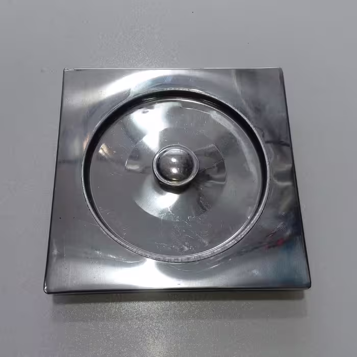 درب لوله بخاری مربعی - سایز 10 - استیل رنگ