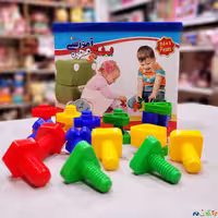 بازی آموزشی پیچ و مهره سه سال به بالا محصول چیندر 