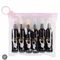 ماژیک علامت گذار (هایلایتر) طرح فضانورد بسته 6عددی