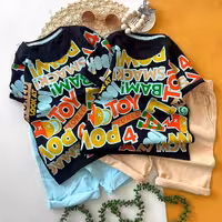 تیشرت شلوارک حروف..