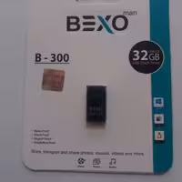 فلش 32 گیگbexo پورت آبی usb.2  بدنه فلزی با گارانتی مادام العمر آواتک