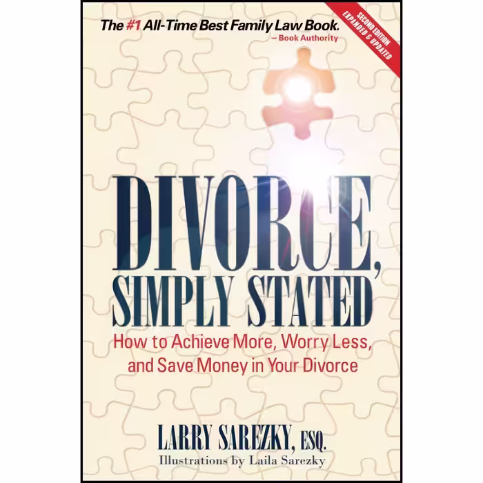 کتاب زبان اصلی Divorce Simply Stated  اثر Larry Sarezky and Laila Sarezky