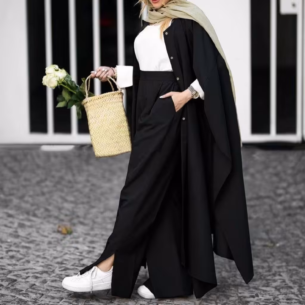 ست مانتو شلوار زنانه مدل سارینا ارسال رایگان (کرپ اسکاچی)