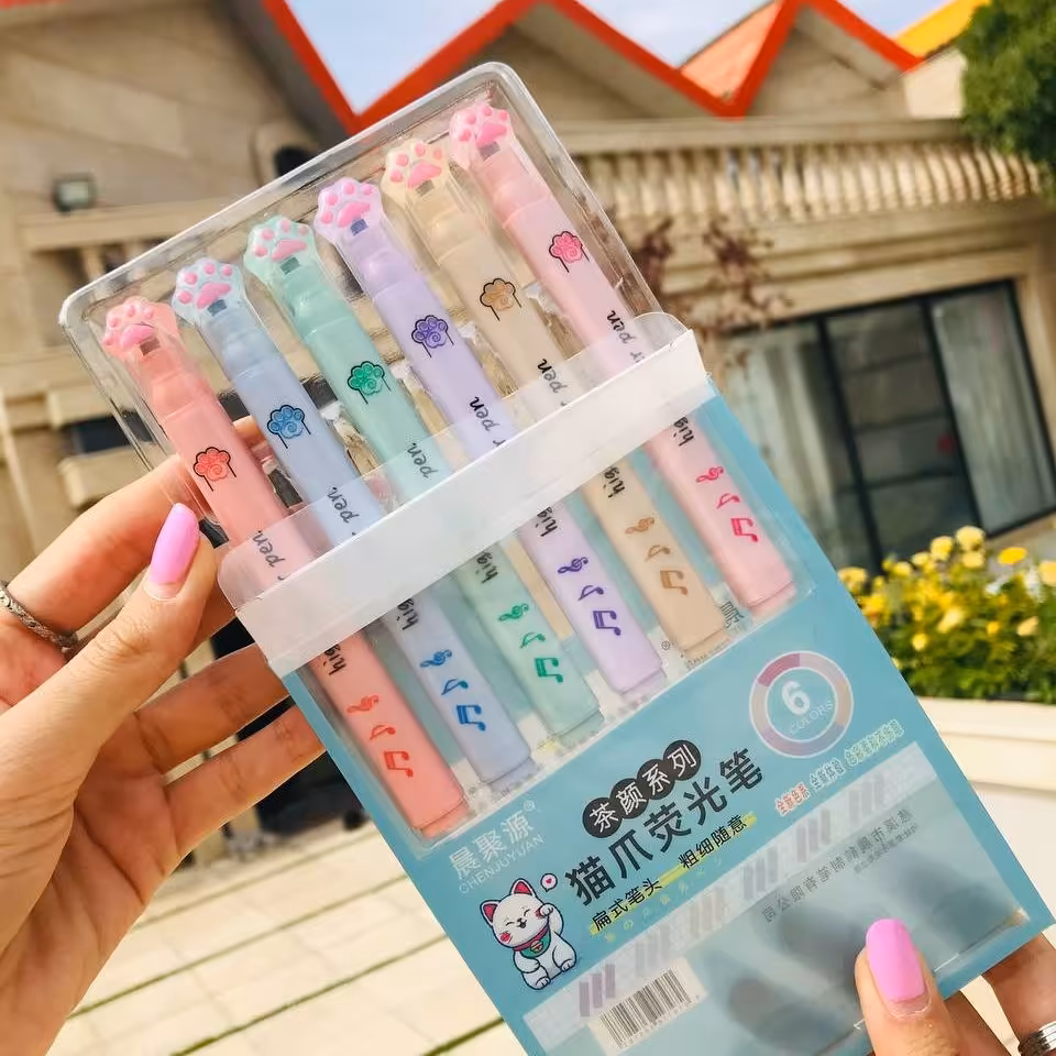 هایلایت 6 رنگ طرح پنجه رنگای مود