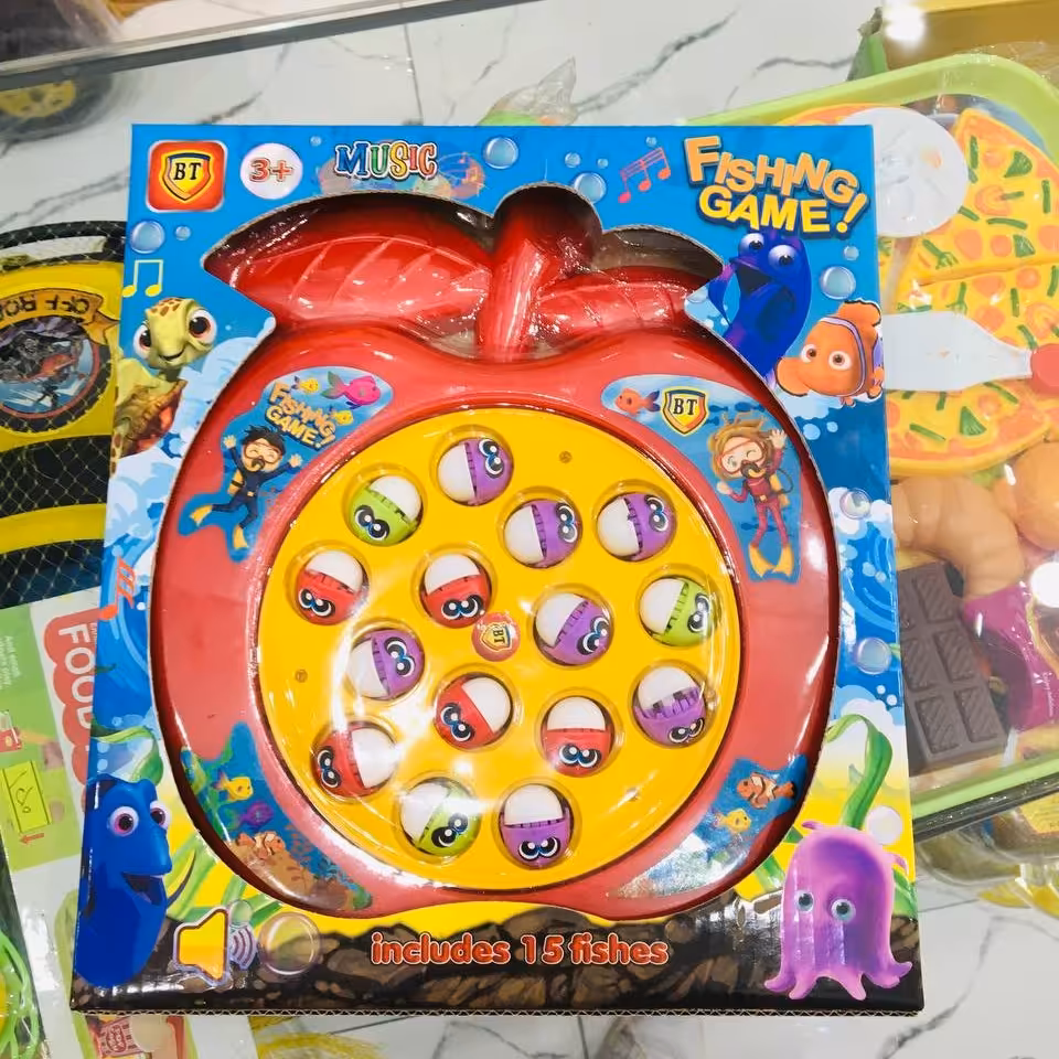 اسباب بازی ماهی گیری سیبی