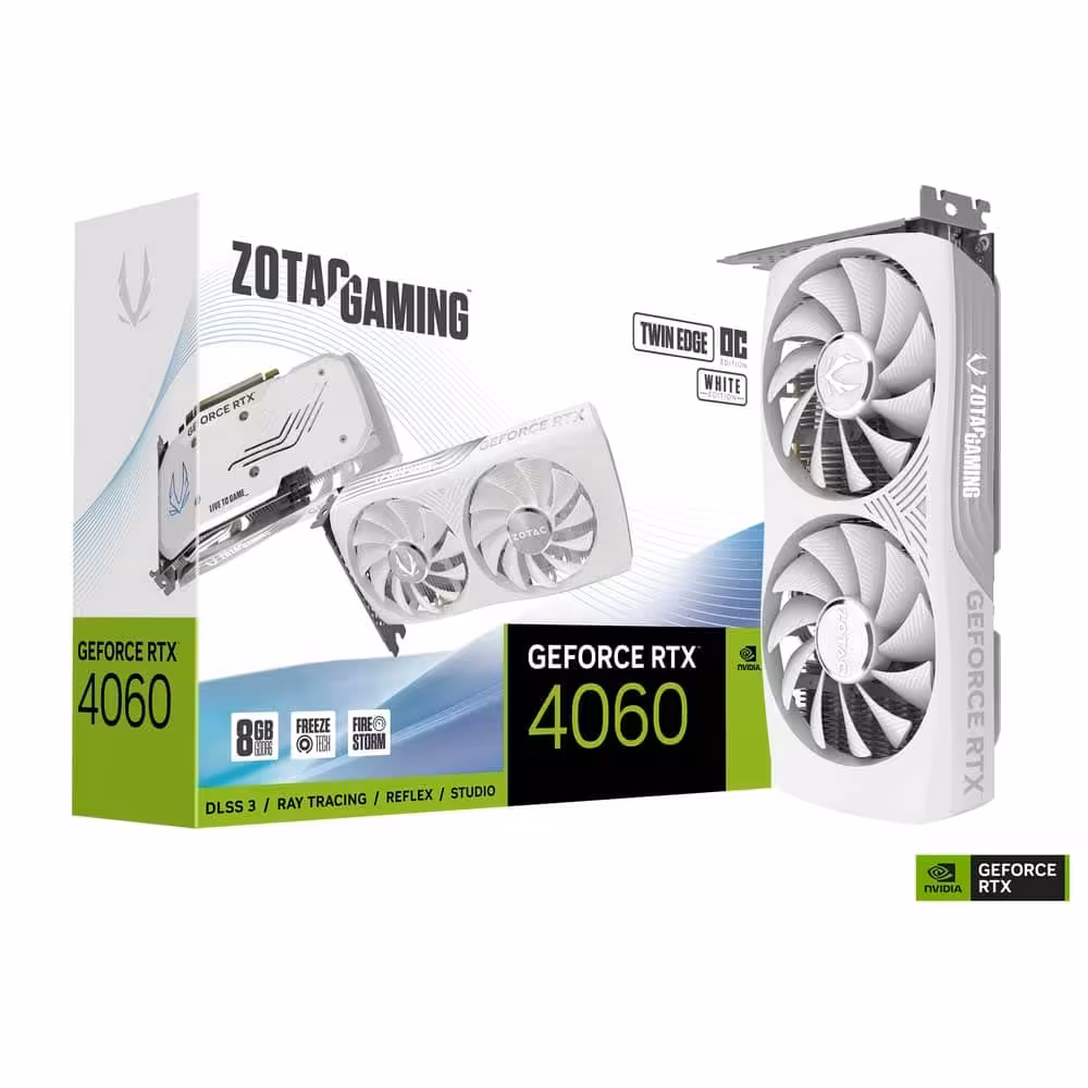 کارت گرافیک زوتک ZOTAC RTX 4060 Twin Edge OC White 8GB