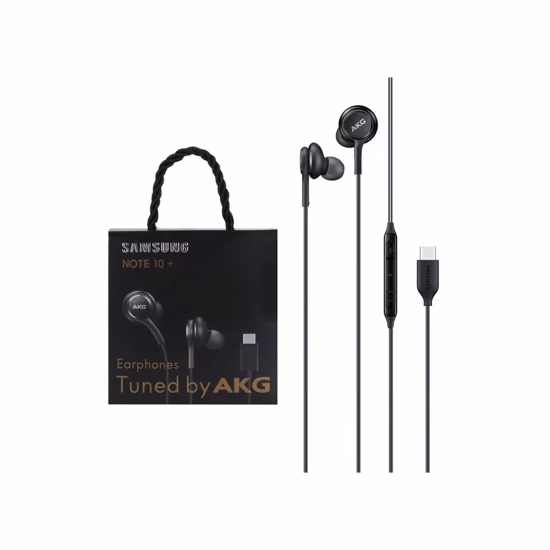 هندزفری با سیم با پورت Type-C سامسونگ AKG مدل Note10 Plus - مشکی (گارانتی پارتیان پایا)