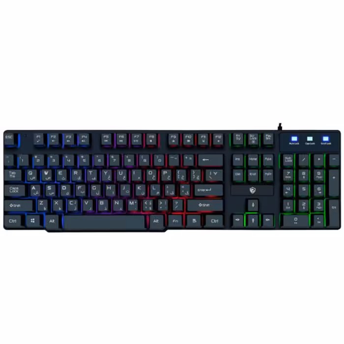 کیبورد مخصوص بازی بیاند مدل BGK 2100 RGB