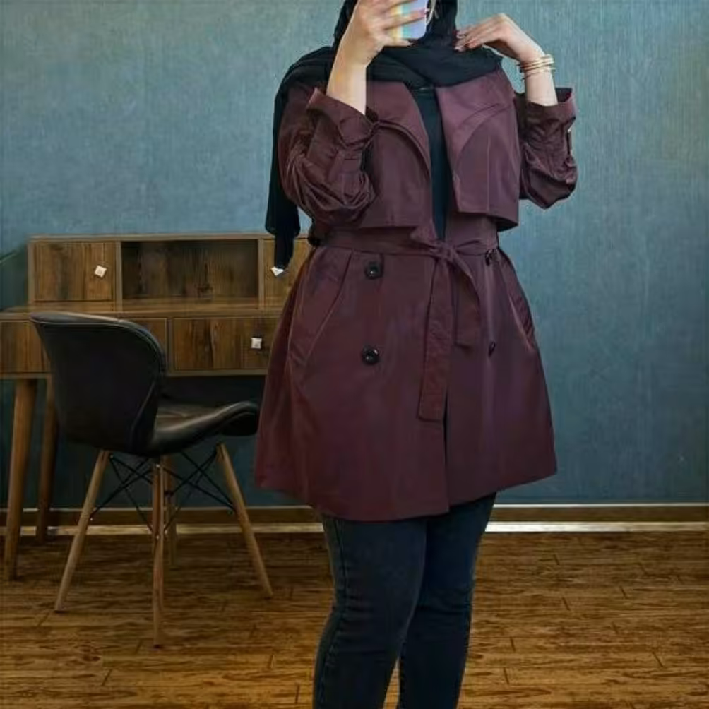 بارونی دو یقه
جنس مموری ضد آب 
سایز 1 و2 