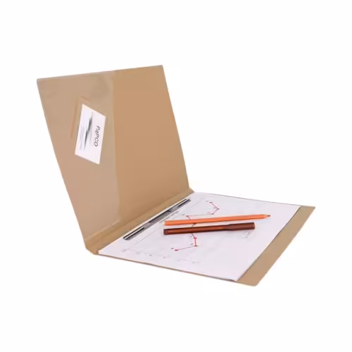 پوشه یک فنر پلاستیکی آ4 پاپکو کد 614(بسته ی 5 جلدی) 