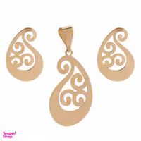 نیم ست طلا 18 عیار زرلوکس مدل ON10