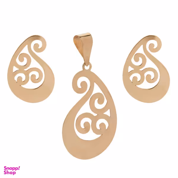 نیم ست طلا 18 عیار زرلوکس مدل ON10