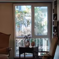 پنجره دوجداره upvc توری