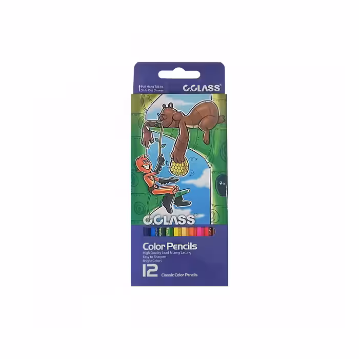 مداد رنگی 12 رنگ سی.کلاس مدل 1242