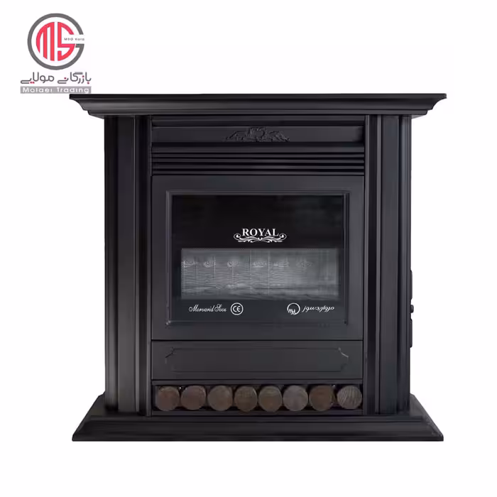 بخاری گازی مروارید سوز شرق شومینه رویال مدل 28000
