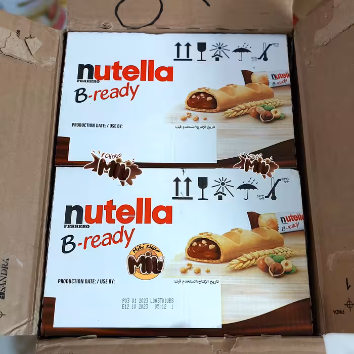 نوتلا بی ردی بسته36عددی اصل ایتالیا بسیار خوشمزه و دوس داشتنی