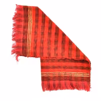 حوله آشپزخانه دستباف قرمز مشکی 32 در 32 سانتیمتر درجه یک