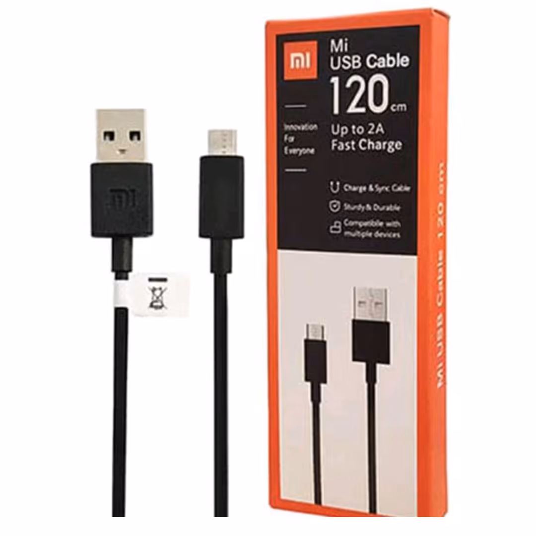 کابل شارژ MI شیائومی مدل میکرو و TYPE C کیفیت فوق العاده طول کابل 120 سانتی متر در اکسسوری و لوازم جانبی عطائی