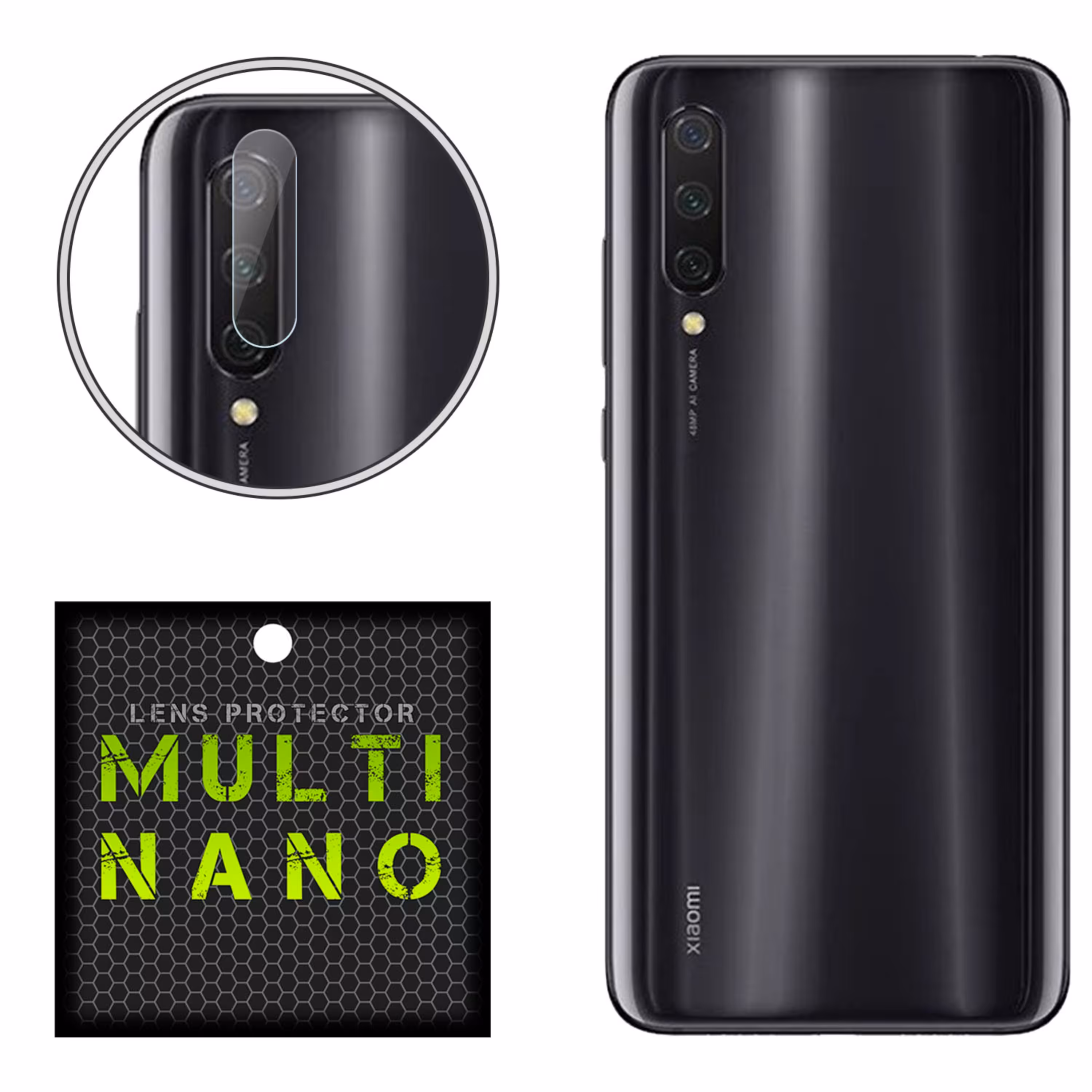 محافظ لنز دوربین MultiNano مدل X-L1N مناسب برای موبایل شیائومی Mi 9 Lite