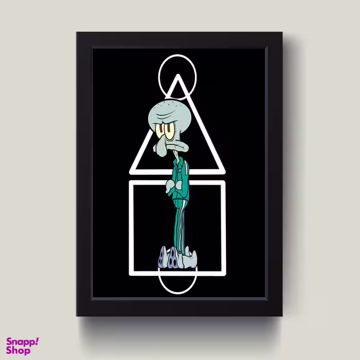 تابلو مدل دکوراتیو اختاپوس squidward کد G7-42