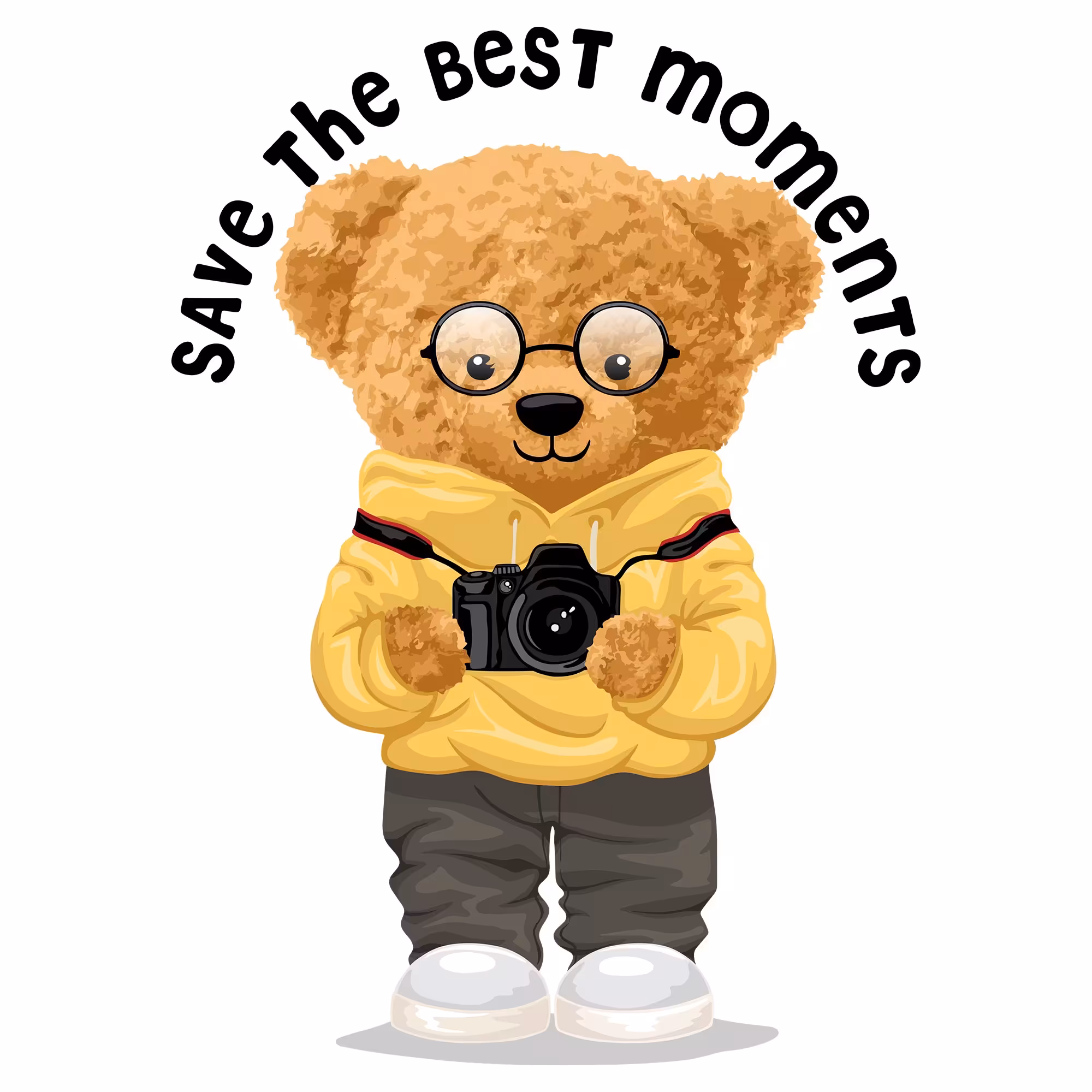 برچسب حرارتی مدل دی تی اف DTF طرح تدی کد H15.62 مجموعه 4 عددی