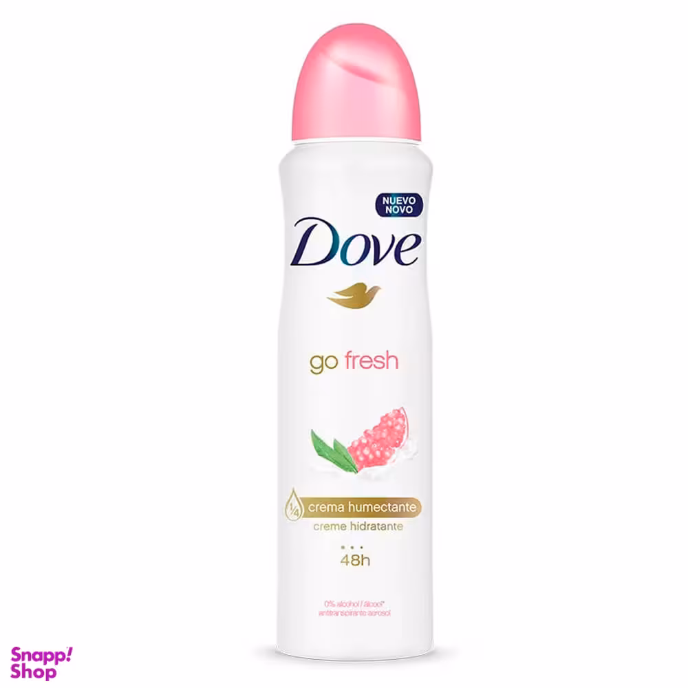 اسپری زنانه داو مدل Go Fresh رایحه انار حجم 250 میلی لیتر