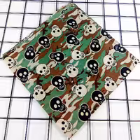 باندانا طرح اسکلت پارچه ارتشی نخی