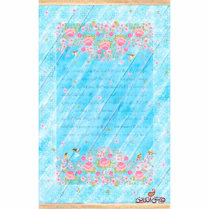 فرش ماشینی کلاریس کلکسیون مدرن کد  100448 آبی