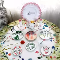 ست هفت سین با آینه و شمعدان ،