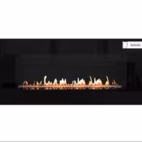 شومینه گازی دیواری تمام شیشه 120 در 55