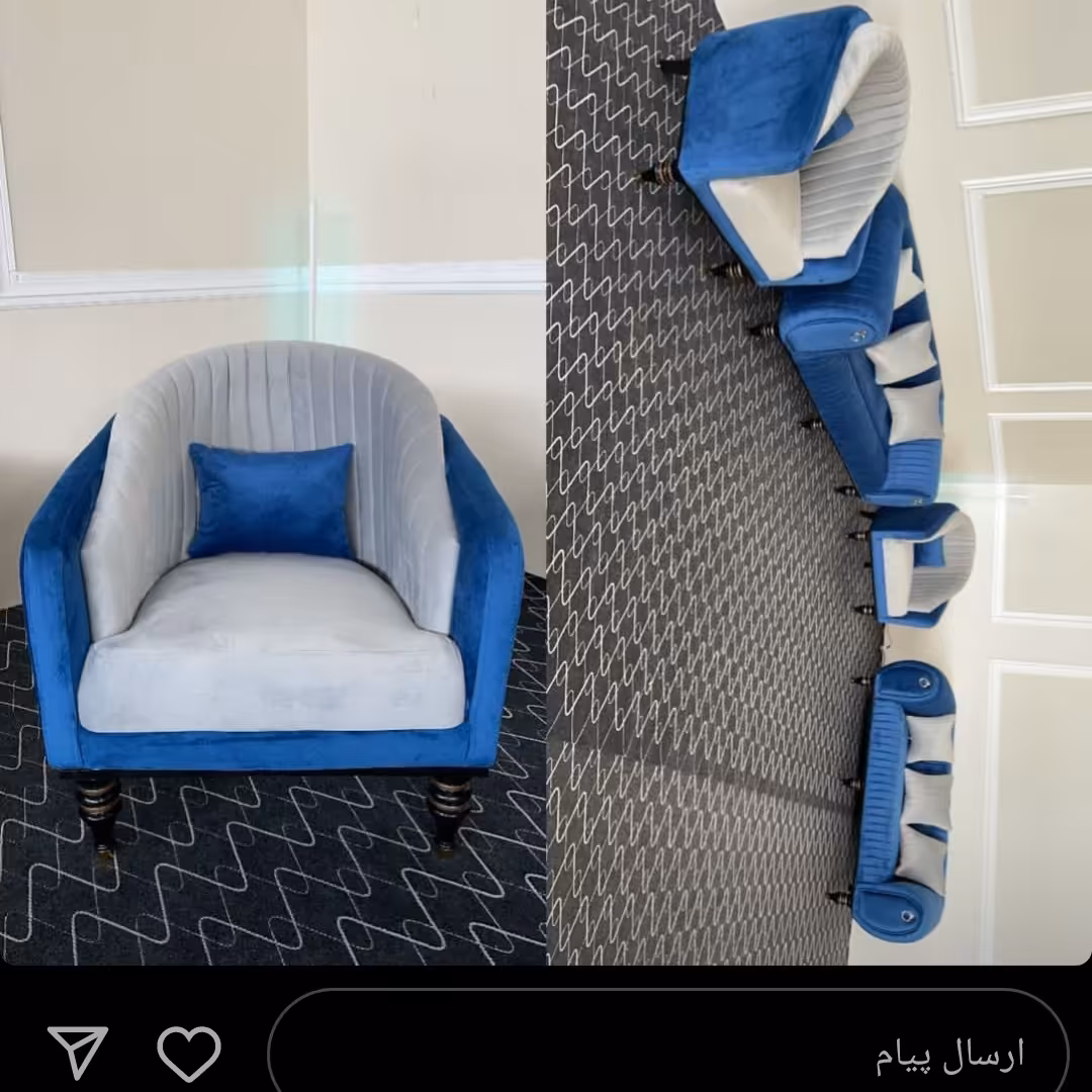 مبل پاناما شیک ساده پارچه خارجی