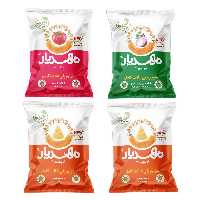 اسنک سویق پفی غلات کامل مهدیار  50 گرم مجموعه 4 عددی