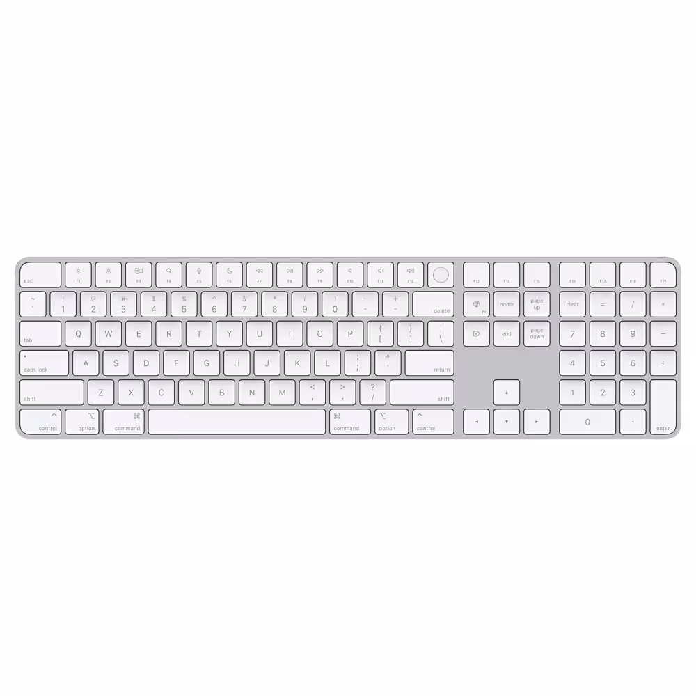 کیبورد وایرلس اپل مدل Numeric Touch ID Magic Keyboard