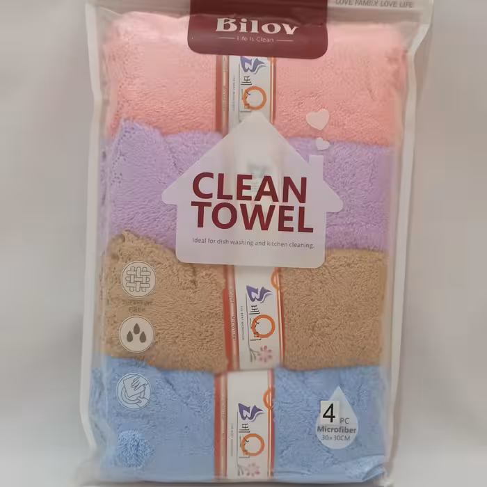 پک 4 عددی دستمال آشپزخانه 