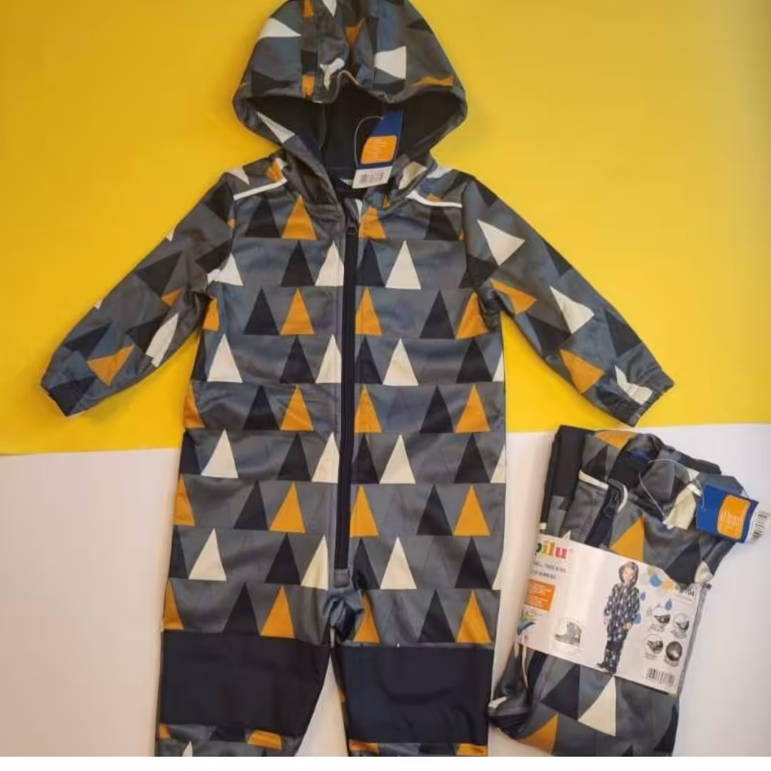 سرهمی شیلد پسرانه( ضد با د و ضد آب ) داخل تو کرکی برند لوپیلو سایز 6 تا 12  ماهگی 