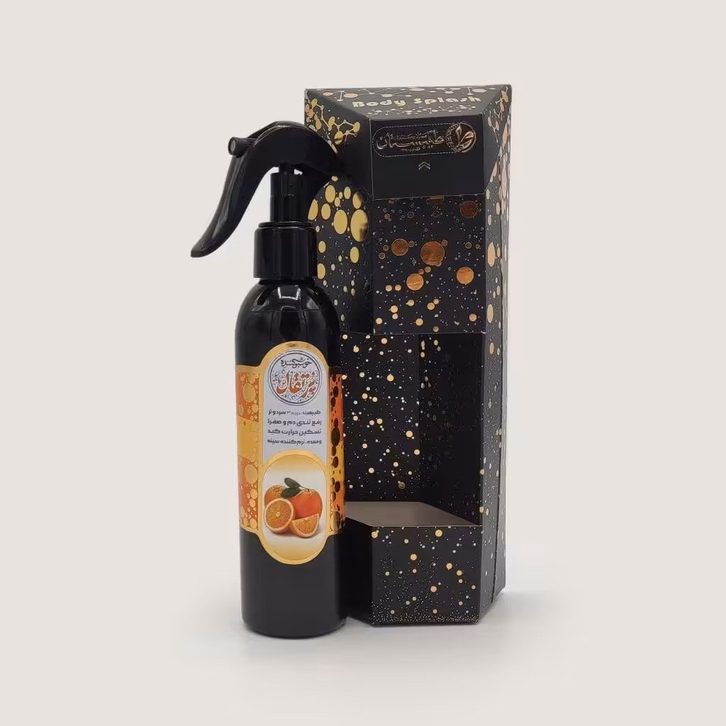 رایحه ی افشان، خوش بو کننده و بادی اسپلش طبیعی پرتقال طیبستان