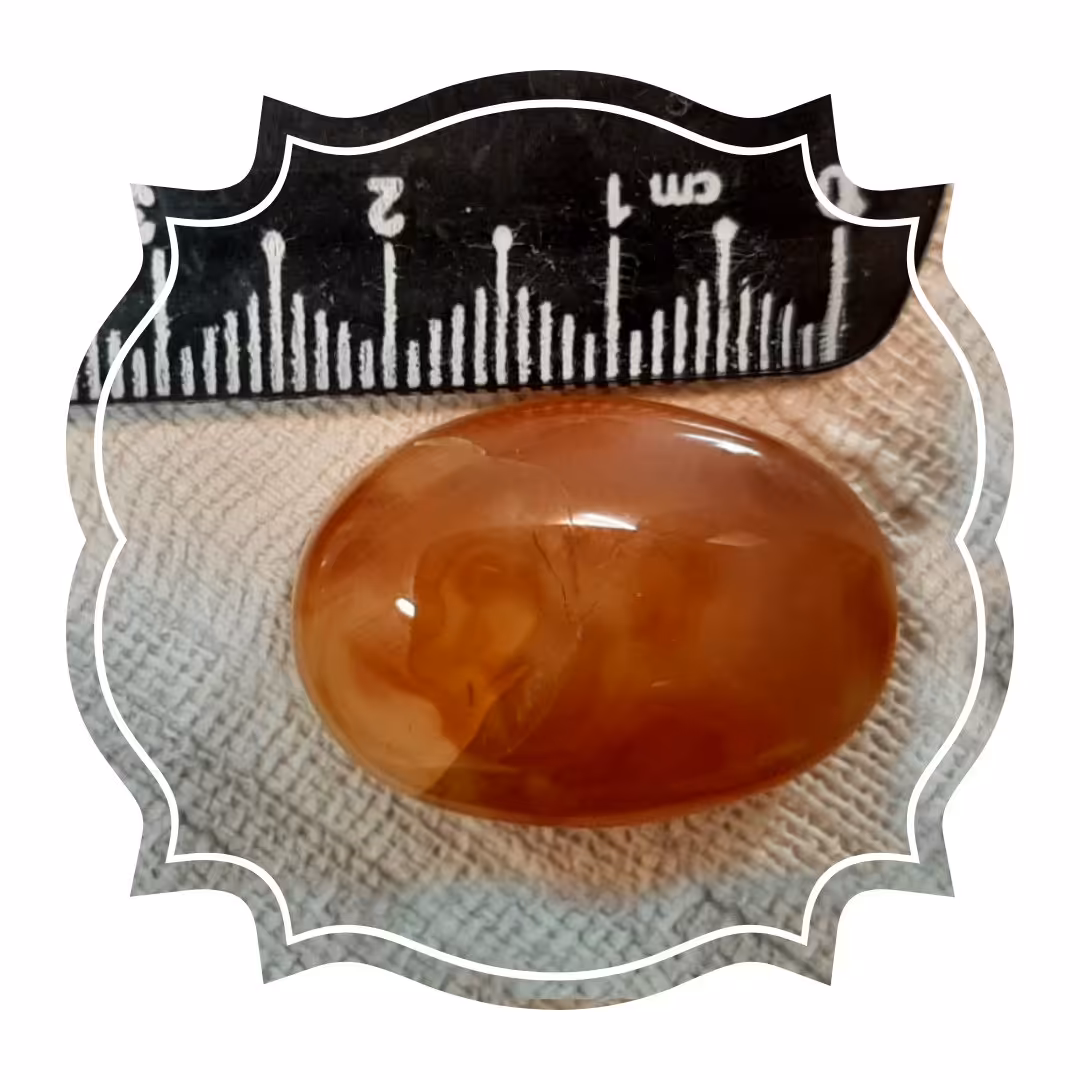 سنگ عقیق یمن رگه دار (20 در 30 میل)