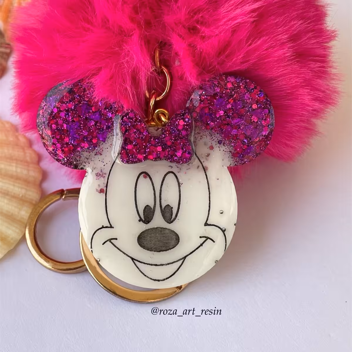 جاسوئیچی رزینی میکی موس با پوم پوم