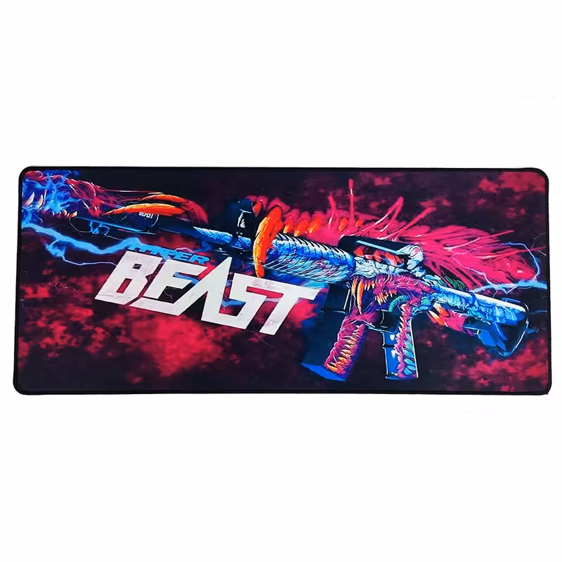 پد ماوس گیمینگ 30*70 طرح Hyper Bfast کد 160