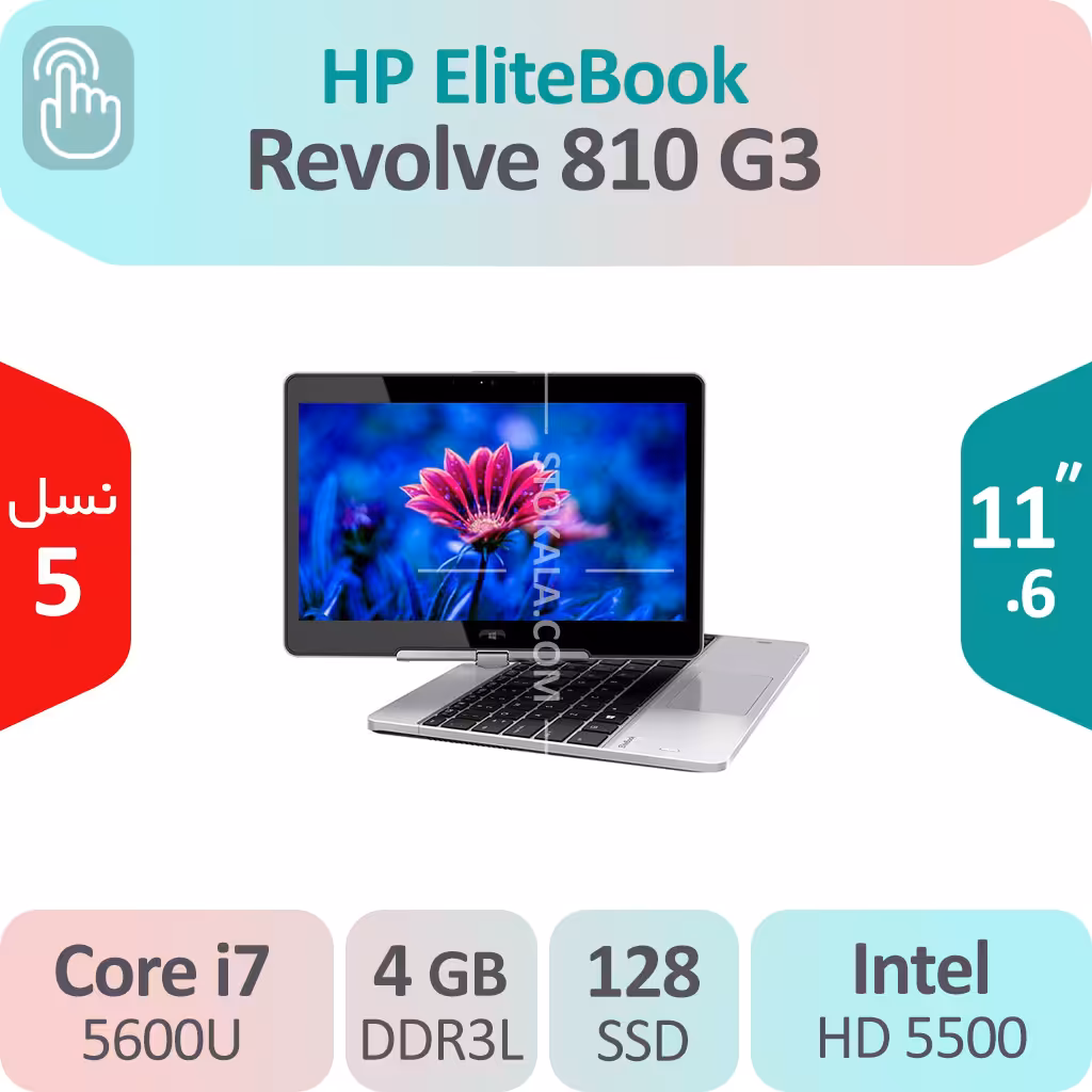 تبلت ویندوزی استوک HP Revolve 810 G3 i7