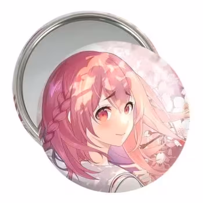 آینه جیبی خندالو مدل ساکوراساوا انیمه کانوجواوکاری کد 18221