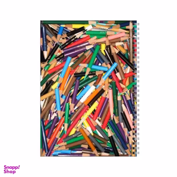 دفتر مشق 50 برگ بامبیلیپ طرح مداد رنگی و هنرمند کد 8005863