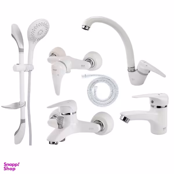 ست شیرآلات کسری مدل Kar-W مجموعه 6 عددی