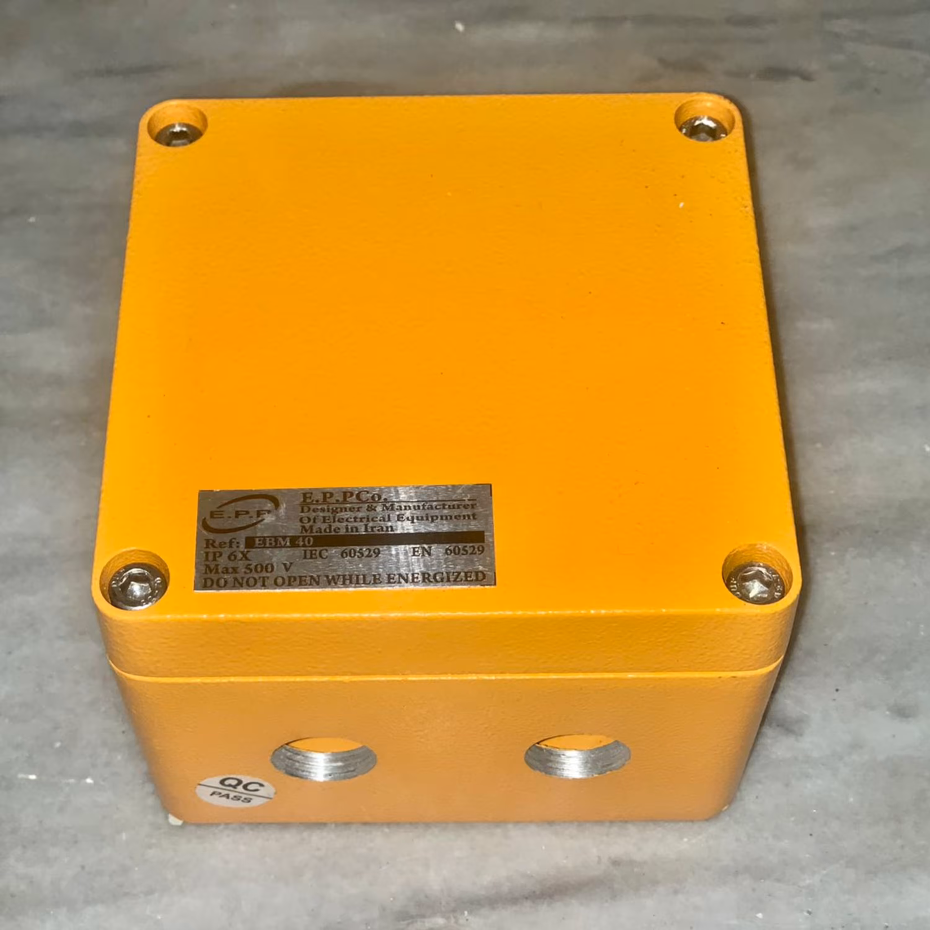 جعبه برق آلومینیومی ریختگی Aluminum Die-Case ساخت ایران EPP EBM40