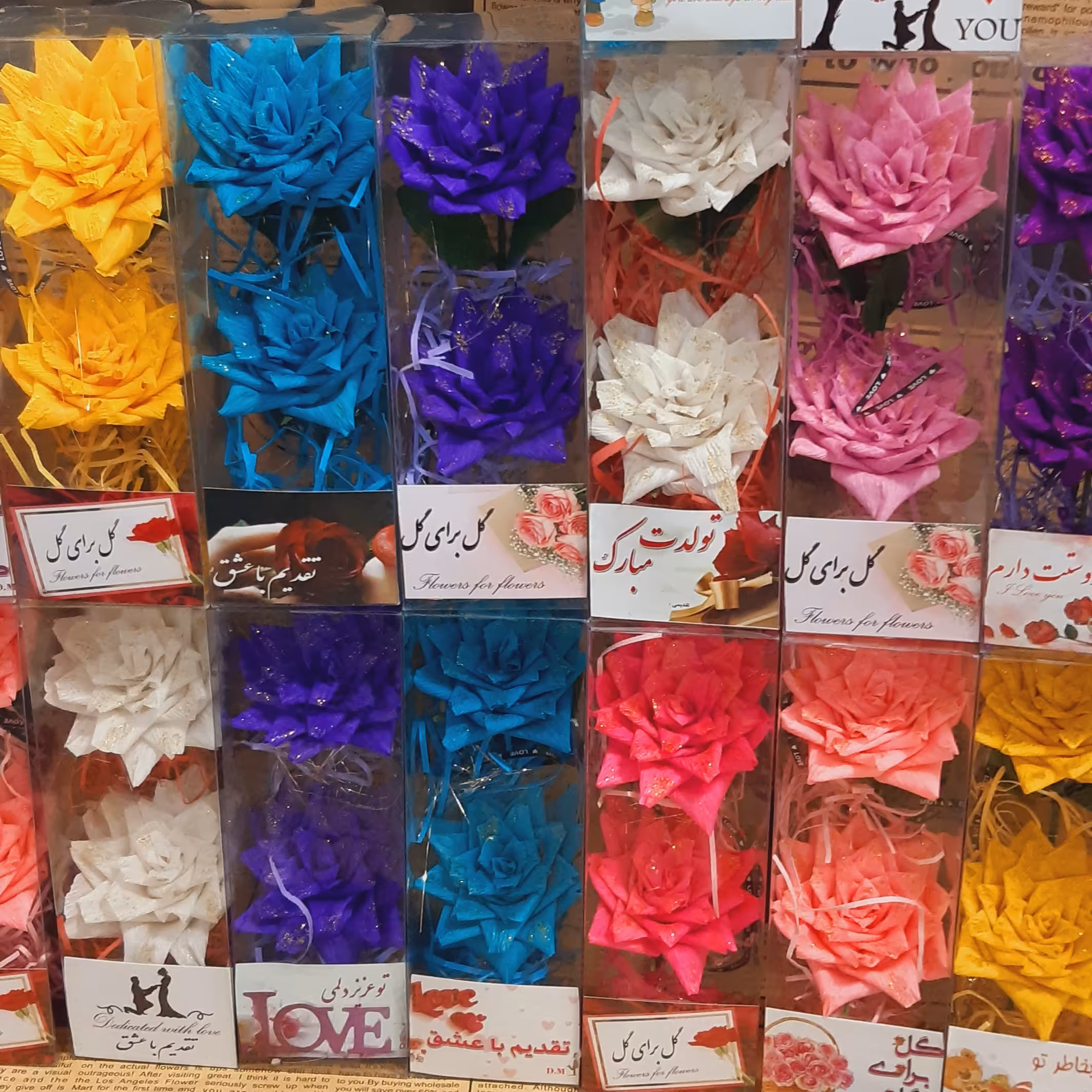 گل مصنوعی جعبه ای 