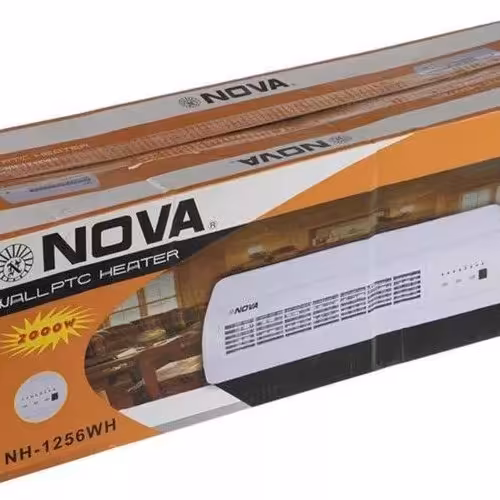 فن هیتر برقی نوا مدل NH-1256WH(بخاری اسپیلیت برقی)

