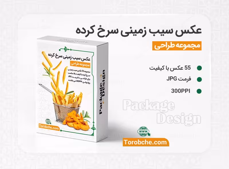 مجموعه 55 عکس سیب زمینی سرخ کرده با کیفیت عالی برای طراحی | گرافیک با طعم تربچه