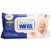دستمال مرطوب دافی مدل Adult Wipes بسته 100 عددی