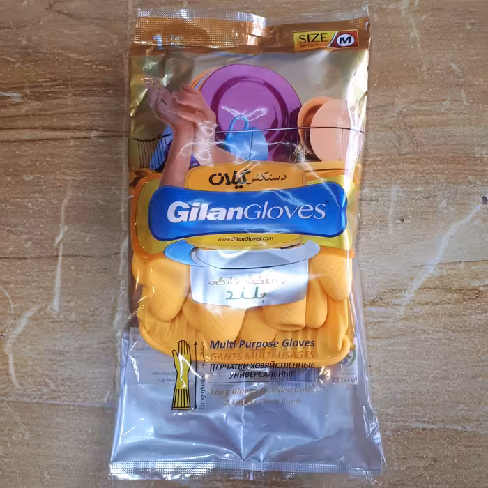 دستکش آشپزخانه گیلان مدل ساق بلند سایز  متوسط  M